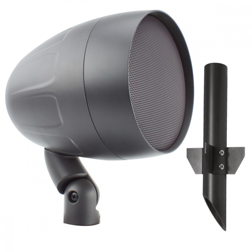 [SEC6191] Acoustiscape 6.5in landscape exterior, altavoz de 2 vías, 2.5-50 watts, 8 ohms|70v|100v switchable, incluye estaca
