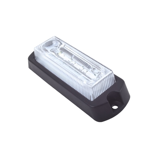 [AUD70545] Luz Auxiliar Ultra Brillante Epcom X13 De 4 LEDs Color Rojo Con Mica Transparente