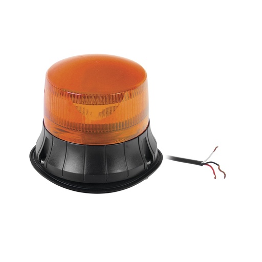 [AUD70556] Burbuja led giratoria de color ámbar, 9 leds, montaje permanente