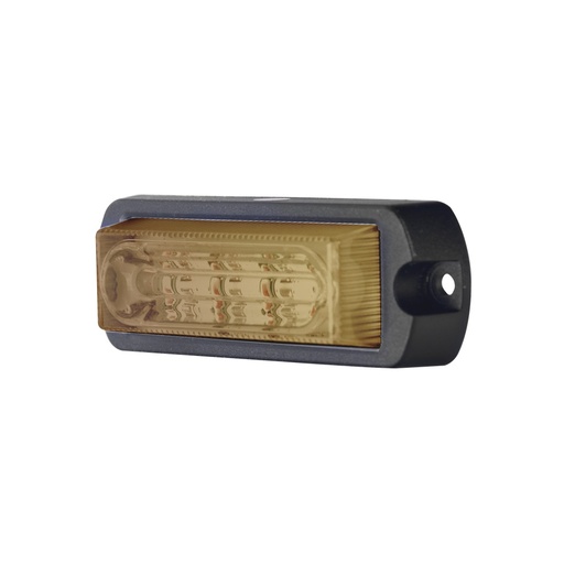 [AUD70569] Luz auxiliar ultra brillante x13 de 4 leds, color ámbar, con mica transparente.