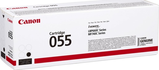 [PRI3504] Tóner Canon 055 Negro 2300 Páginas 3016C001AA