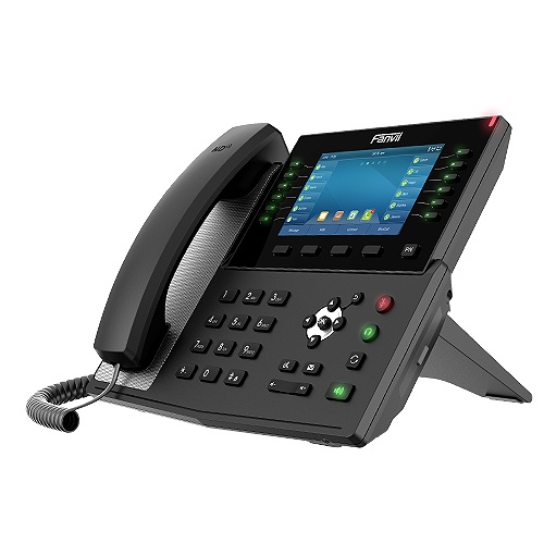 [SEC6601] Teléfono ip empresarial para 20 lineas sip, bluetooth integrado para diademas, poe y hasta 60 botones dss con doble puerto gigab