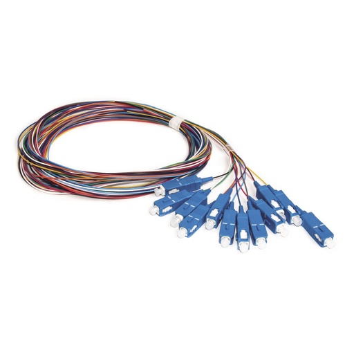 [WIR1389] Kit de 12 pigtails sc/upc monomodo 2 metros
