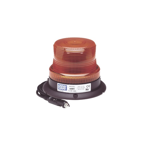 [AUD70605] Mini burbuja led color ámbar serie x6465 con montaje de succión magnetico