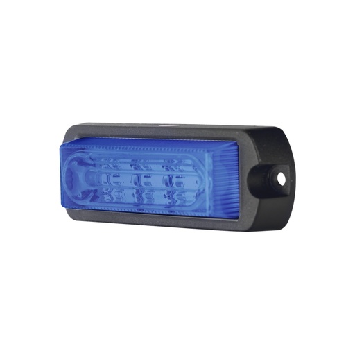 [AUD70615] Luz auxiliar ultra brillante x13 de 4 leds, color azul, con mica transparente