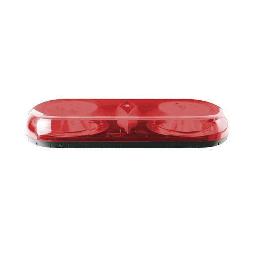 [AUD70616] Mini barra de luces serie x606s, con 18 led, color rojo, montaje succión e imán