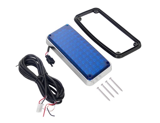 [AUD70642] Luz de advertencia de 7x3", color azul, ideal para ambulancias 