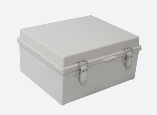 [SEC6667] Gabinete de plástico abs, uso en intemperie (170 x 220 x 110 mm) cierre por broche.
