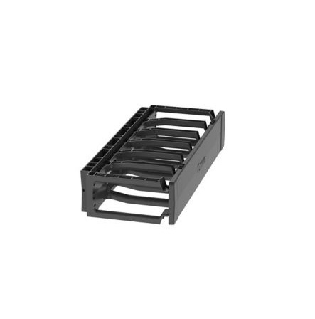 [NET4308] Organizador de cables horizontal patchrunner™, sencillo (solo frontal), para rack de 19in, 2ur