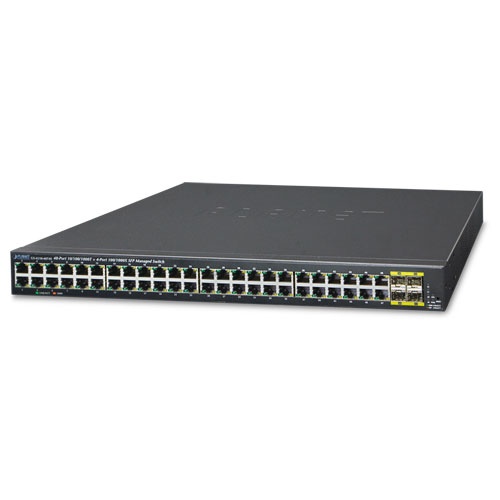 [SEC6671] Switch administrable de 48 puertos 10/100/1000t + 4 puertos sfp 100/1000x