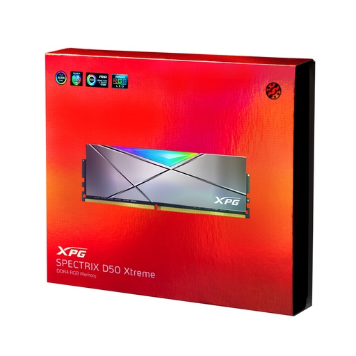 [SNR85248] Kit DIMM De Memorias RAM ADATA XPG D50 DDR4 PC4-38400 4800MHz CL19 16GB 2x8GB