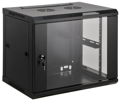 [NET4322] Gabinete rack cerrado 19in 6u montaje pared 600x600 60kg