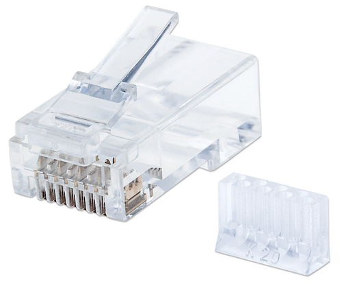 [TOO202] Plug rj45 cat 6 utp solido 90 p zas