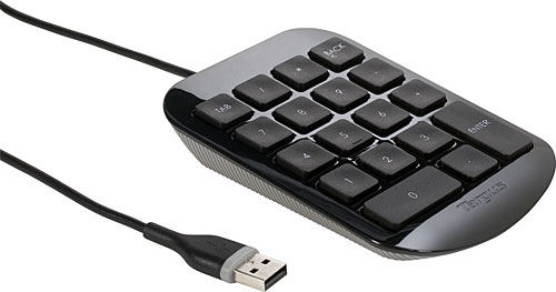 [KNM180874] Teclado numerico alambrico usb 3ft plug and play windows/mac