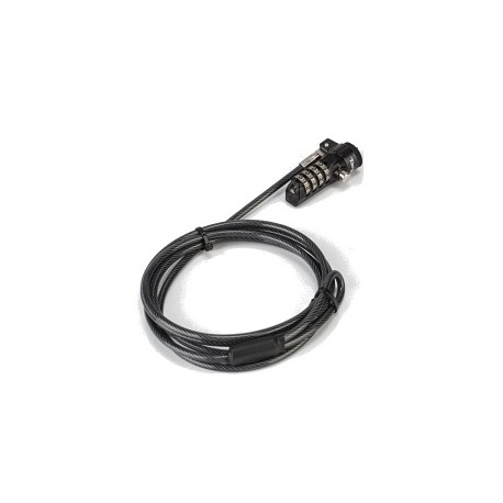 [SEC6702] Candado de seguridad 1.5 metros 4.4mm con combinacion acero negro