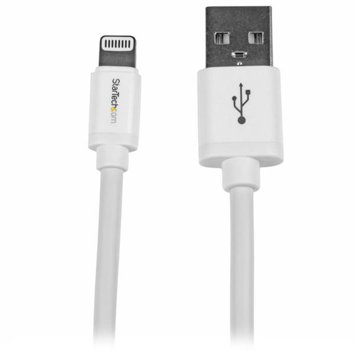 [WIR1456] Cable 2m lightning apple ipod ipad iphone 5 a usb 2.0 blanco