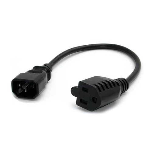 [WIR1461] Cable extensor de alimentacion para pc nema 5-15 h a m de 91cm .