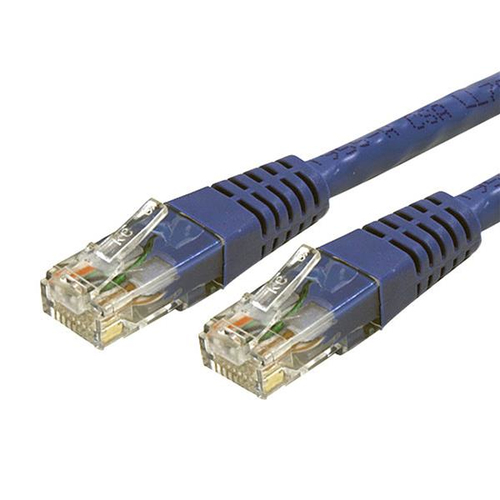 [NET4362] Cable 15.2m gigabit ethernet red cat6 utp rj45 moldeado azul
