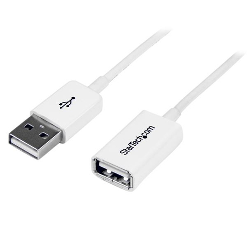 [WIR1486] Cable 1m extension alargador usb 2.0 macho a hembra blanco .