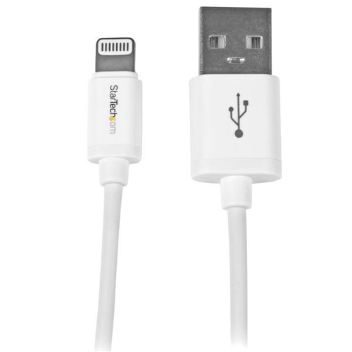 [WIR1488] Cable 1m lightning apple ipod ipad iphone 5 a usb 2.0 blanco