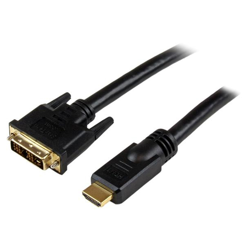 [WIR1493] Cable adaptador 7.6m hdmi a a dvi-d macho a macho   .