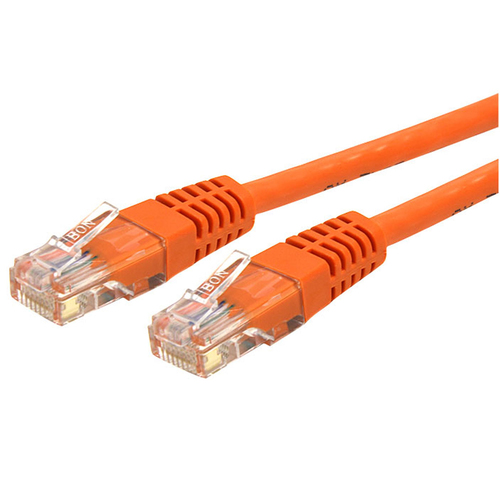 [NET4371] Cable 10.6m gigabit ethernet red cat6 utp rj45 moldeado naran.a