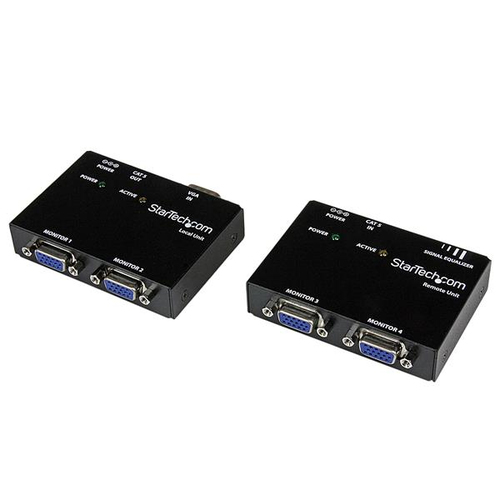 [AUD70833] Kit extensor vga 2 puertos locales 2x remotos por cat5