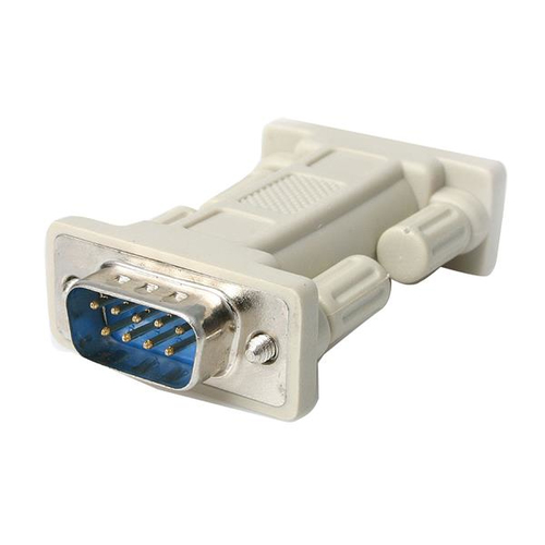[WIR1521] Adaptador serial db9 rs232 de modem nulo null macho a macho .
