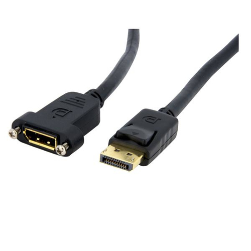[WIR1522] Cable displayport 91cm para montaje en panel hembra a macho .