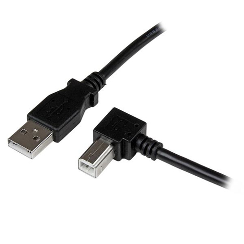 [WIR1540] Cable usb 2m impresora usb a usb b acodado angulo derecho .