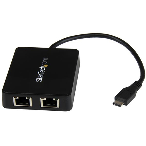 [WIR1606] Adaptador de red usb-c con 2 puertos ethernet gigabit