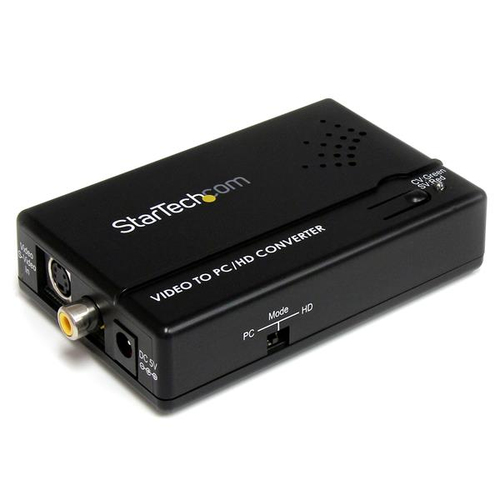 [WIR1610] Adaptador convertidor s-video video comp y componentes a vga .