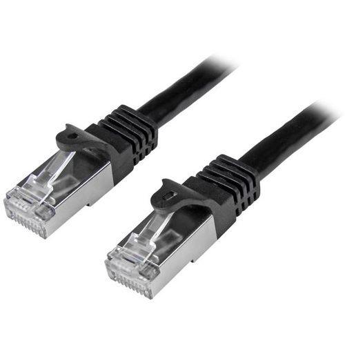 [WIR1621] Cable 3m de red cat6 ethernet gigabit blindado sftp negro  .