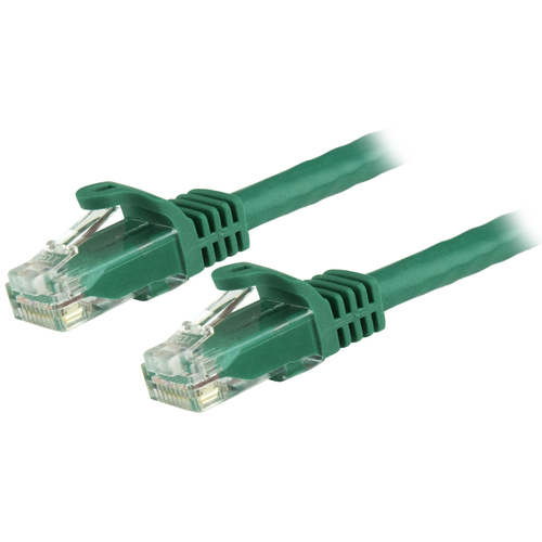 [NET4408] Cable de red gigabit cat6 utp de 15m snagless verde