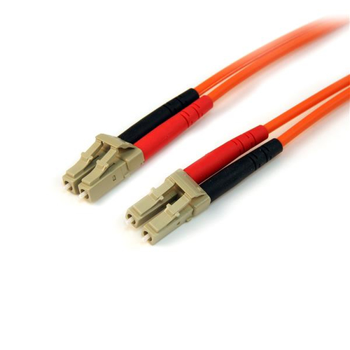 [WIR1627] Cable 10m red multimodo duplex fibra optica lc lc 50/125 patch .