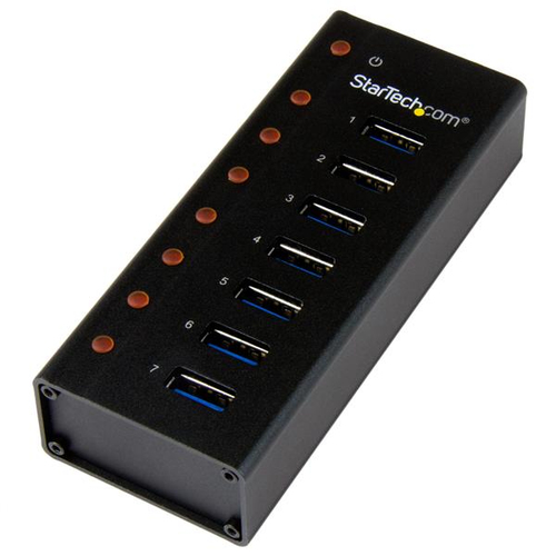 [ACC699294] Concentrador usb 3.0 7 puertos hub caja metalica de pared