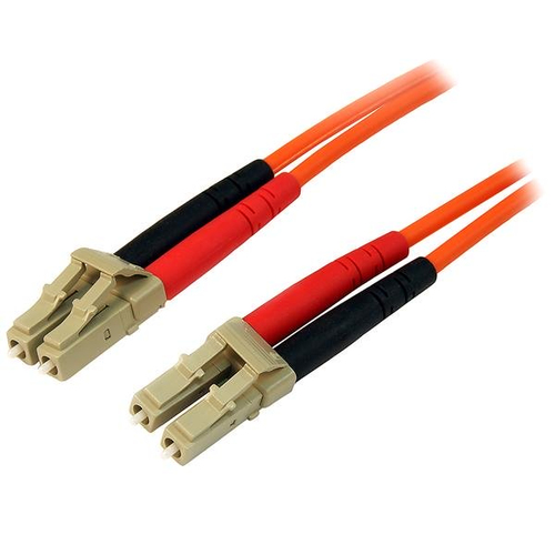 [WIR1630] Cable 1m red multimodo duplex fibra optica lc lc 50/125 patch .