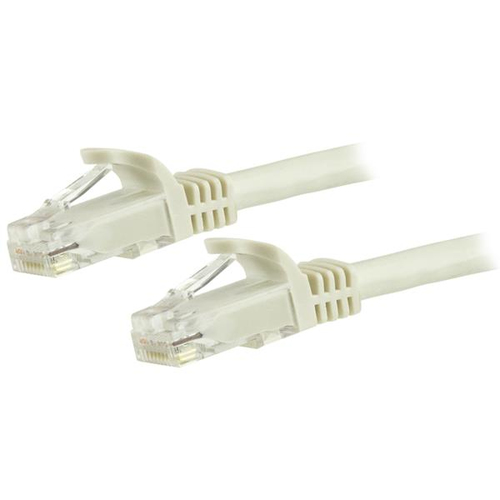[WIR1693] Cable red de 1.8m blanco cat6 ethernet gigabit sin enganches