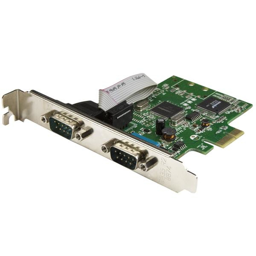 [ACC699297] Tarjeta serial pci express 2 p puertos db9 rs232 uart 16c1050