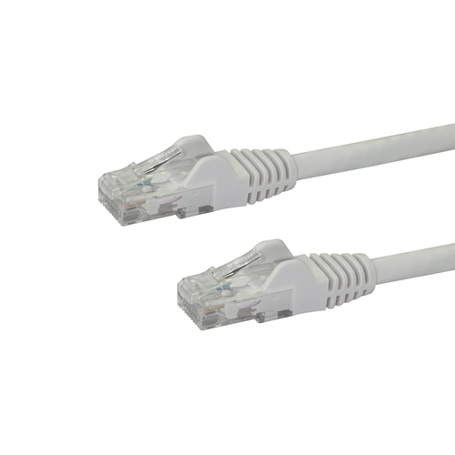 [WIR1699] Cable red de 30cm blanco cat6 ethernet gigabit sin enganches