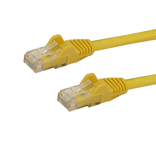 [WIR1702] Cable red 30cm amarillo cat6 e ethernet gigabit sin enganches