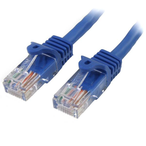 [WIR1731] Cable de red de 10m azul cat5e e ethernet sin enganche