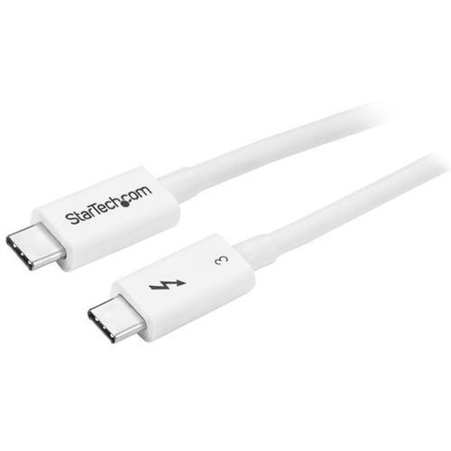 [WIR1738] Cable 0.5m thunderbolt 3 usb-c blanco compatible displayport