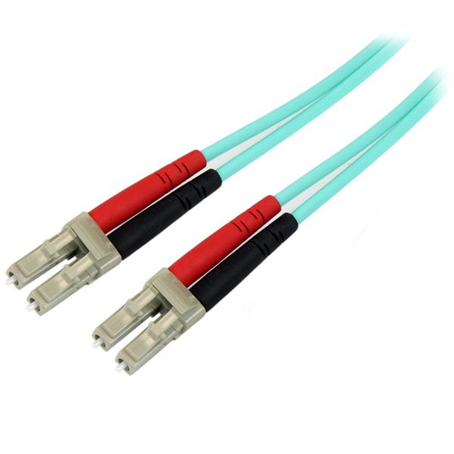 [WIR1750] Cable 5m fibra duplex multi lc om4 100gb 50/125 lszh aguamarina
