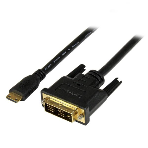 [WIR1777] Adaptador cable 2m mini hdmi a dvi-d para tablet y camara .