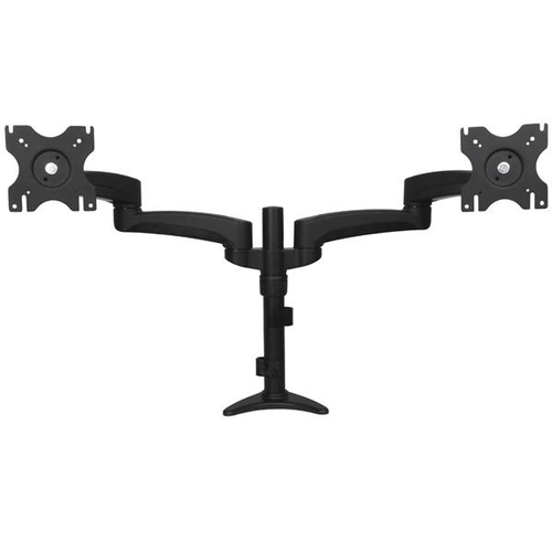 [MNS35872] Brazo articulado de 2 monitor soporte con mastil para mesa
