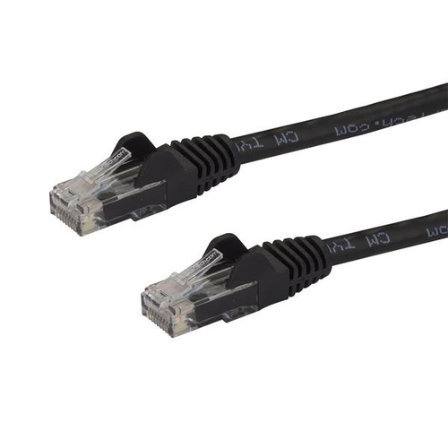 [NET4426] Cable de red ethernet utp sin enganches cat6 3m negro  .