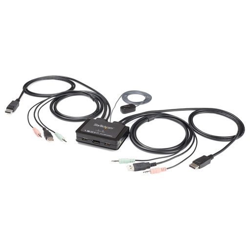 [WIR1888] StarTech.com Switch KVM SV211DPUA4K, 2 Puertos DisplayPort/USB