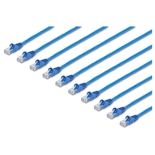 [WIR1900] Cable de red rj45 cat6 azul de 1.5m - pack de 10 - sin enganche
