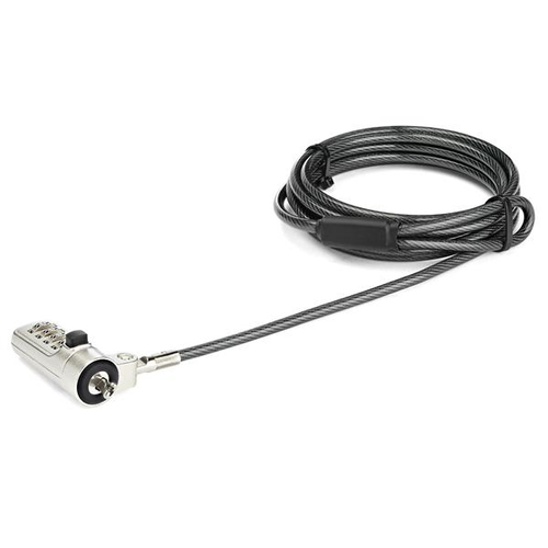 [SEC6713] Cable de seguridad para laptop con combinacion - ranura wedge